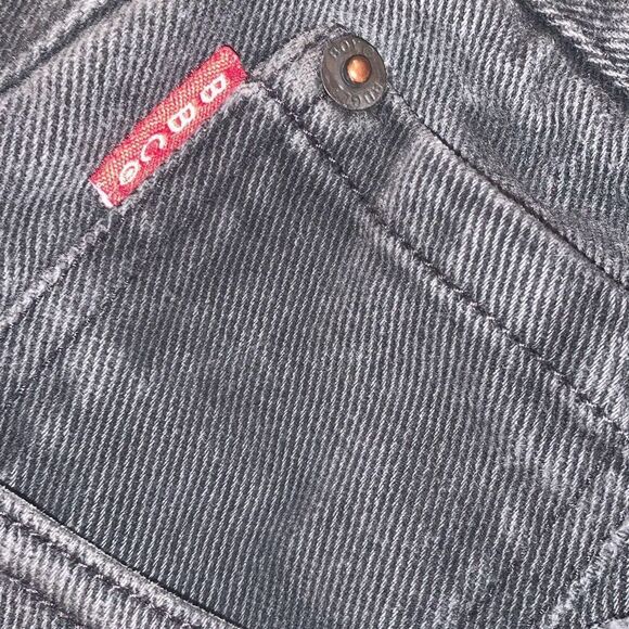 Vintage 90’s Faded Black Bugle Boy 750 Baggy Relaxed Jeans Men’s 36X32 - Picture 13 of 13